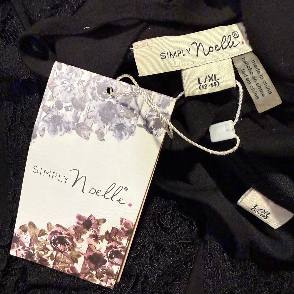 Simply Noelle Lace Up Back Tunic Mini Dress XL Whimsigoth Corset Back Witchy - Picture 8 of 11